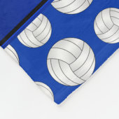 Blauer Streifen der blauen Volleyball des Fleecedecke (Ecke)