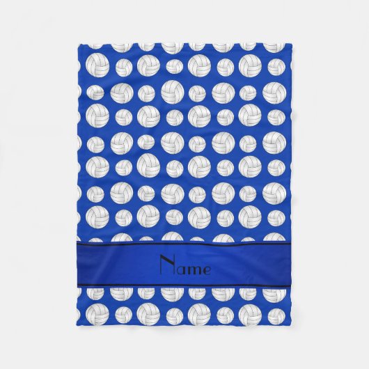 Blauer Streifen der blauen Volleyball des Fleecedecke (Vorderseite)