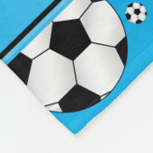 Blauer Streifen der Fleecedecke (Ecke)