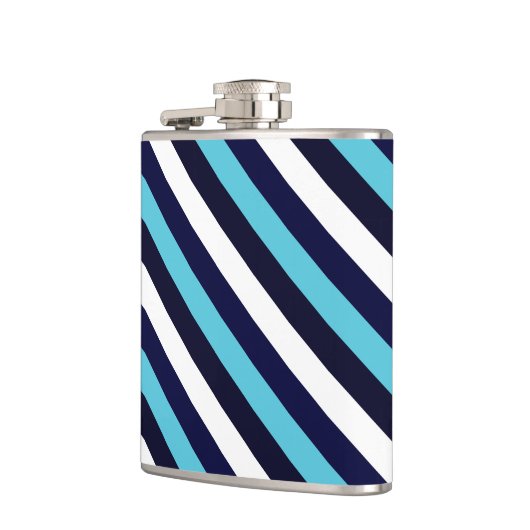 Blauer Streifen Flachmann (Links)