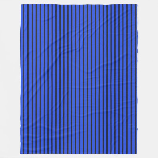 Blauer Streifen Fleecedecke (Vorderseite)