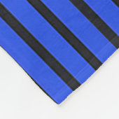 Blauer Streifen Fleecedecke (Ecke)