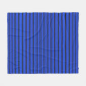 Blauer Streifen Fleecedecke (Vorderseite (Horizontal))