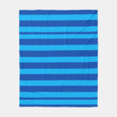 Blauer Streifen Fleecedecke (Vorderseite)