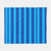 Blauer Streifen Fleecedecke (Vorderseite (Horizontal))