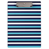 Blauer Streifen Klemmbrett (Vorderseite)