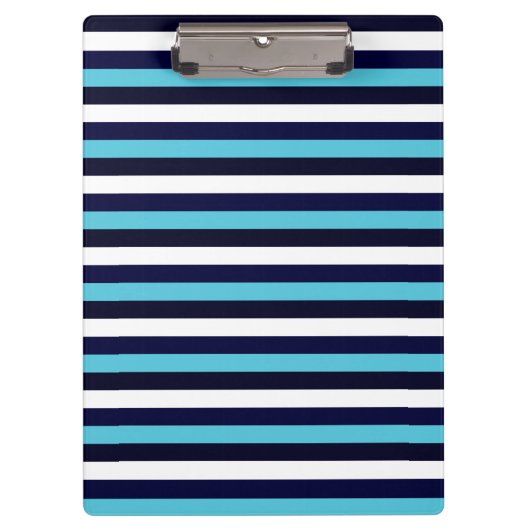 Blauer Streifen Klemmbrett (Vorderseite)