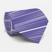 Blauer Streifen Krawatte (Gerollt)