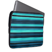 Blauer Streifen Laptopschutzhülle (Vorne Rechts)