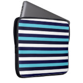 Blauer Streifen Laptopschutzhülle (Vorne Rechts)