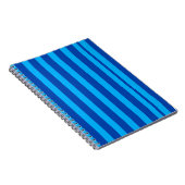 Blauer Streifen Notizblock (Rechte Seite)