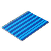 Blauer Streifen Notizblock (Linke Seite)