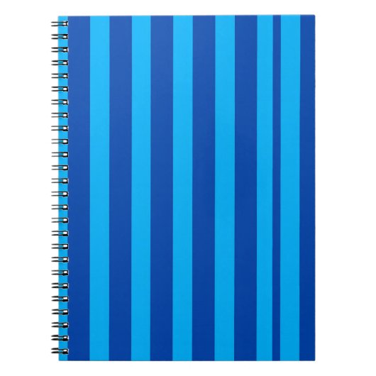 Blauer Streifen Notizblock (Vorderseite)