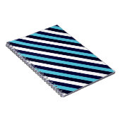 Blauer Streifen Notizblock (Rechte Seite)