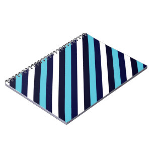 Blauer Streifen Notizblock