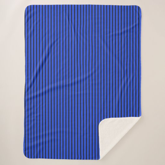Blauer Streifen Sherpadecke (Vorderseite)