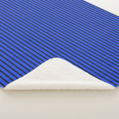 Blauer Streifen Sherpadecke (3/4)