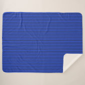 Blauer Streifen Sherpadecke (Vorderseite (Horizontal))