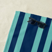 Blauer Streifen Strandtuch (Beispiel)