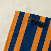 Blauer Streifen Strandtuch (Beispiel)
