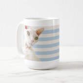 Blauer Streifen-Tasse Caspers Kaffeetasse (Vorderseite Links)