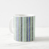Blauer Streifen-Tasse Kaffeetasse (Vorderseite Links)
