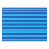 Blauer Streifen Tischdecke (Vorderseite (Horizontal))