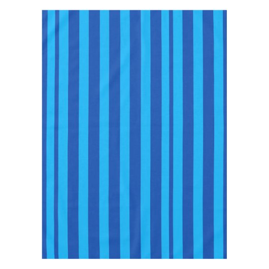 Blauer Streifen Tischdecke (Vorderseite)