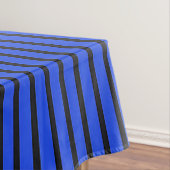 Blauer Streifen Tischdecke (Beispiel)