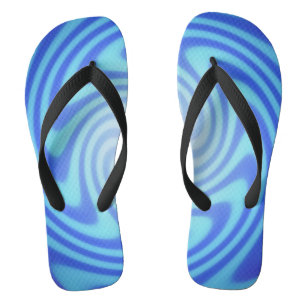 Blauer Strudel Badesandalen