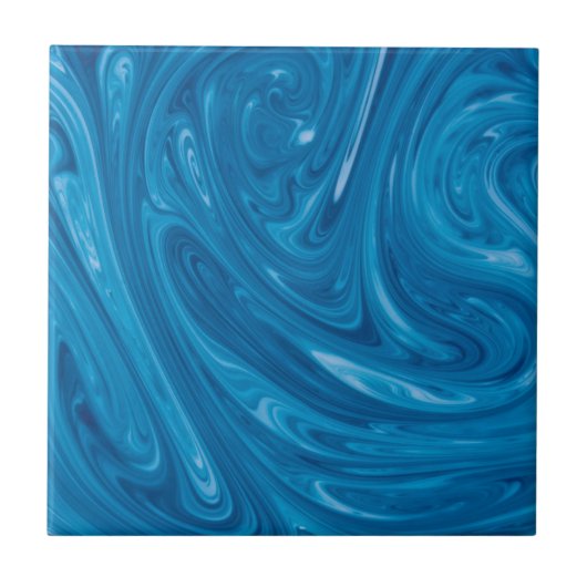 Blauer Strudel-Marmor Fliese (Vorderseite)