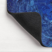 Blauer Strudel Mousepad (Ecke)