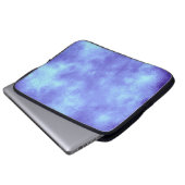 Blauer Sturmwolkeneffekt Laptopschutzhülle (Vorne Knopf)