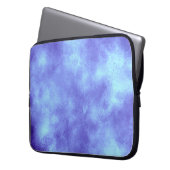 Blauer Sturmwolkeneffekt Laptopschutzhülle (Vorderseite Links)