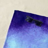 Blauer Sturmwolkeneffekt Strandtuch (Beispiel)