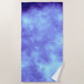 Blauer Sturmwolkeneffekt Strandtuch (Vorderseite)