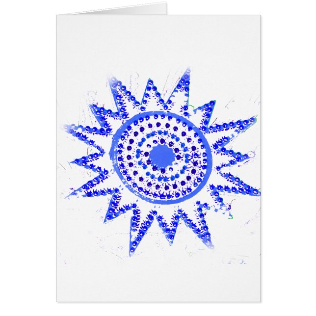 Blauer Sun im Licht-Schmutz-Ausschnitt (Vorne)