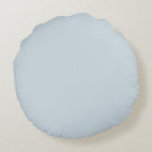 Blauer Süßer Löwe Rundes Kissen (Rückseite)