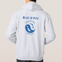 Blauer Sweatshirt
