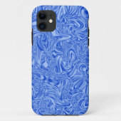 Blauer Swirl Case-Mate iPhone Hülle (Rückseite)