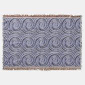 Blauer Swirl Decke (Vorderseite)