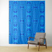 Blauer Swirl-Designband Wandteppich (Beispiel)