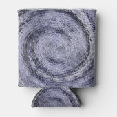 Blauer Swirl Dosenkühler (Vorderseite)