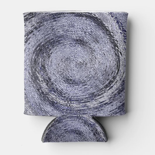 Blauer Swirl Dosenkühler (Vorderseite)