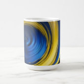 Blauer Swirl Kaffeetasse (Mittel)