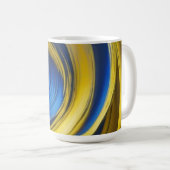 Blauer Swirl Kaffeetasse (VorderseiteRechts)