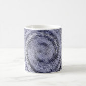 Blauer Swirl Kaffeetasse (Mittel)