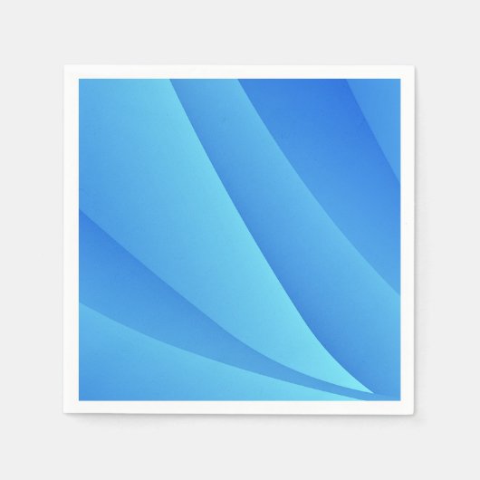 Blauer Swirl Serviette (Vorderseite)