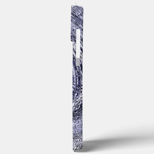 Blauer Swirl V Case-Mate iPhone Hülle (Rückseite / Links)