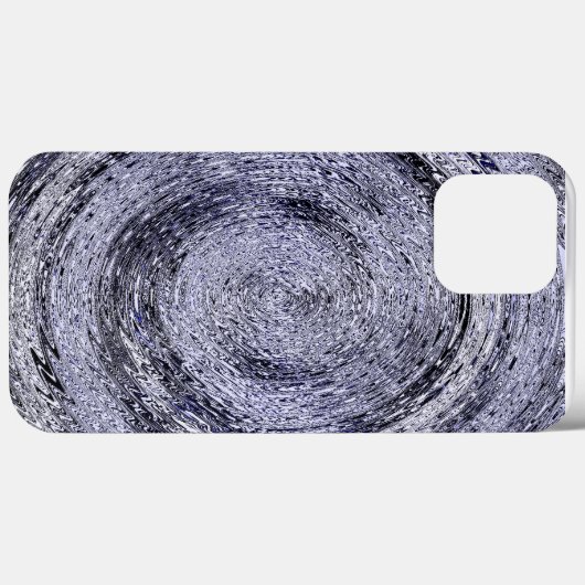 Blauer Swirl V Case-Mate iPhone Hülle (Rückseite (Horizontal))
